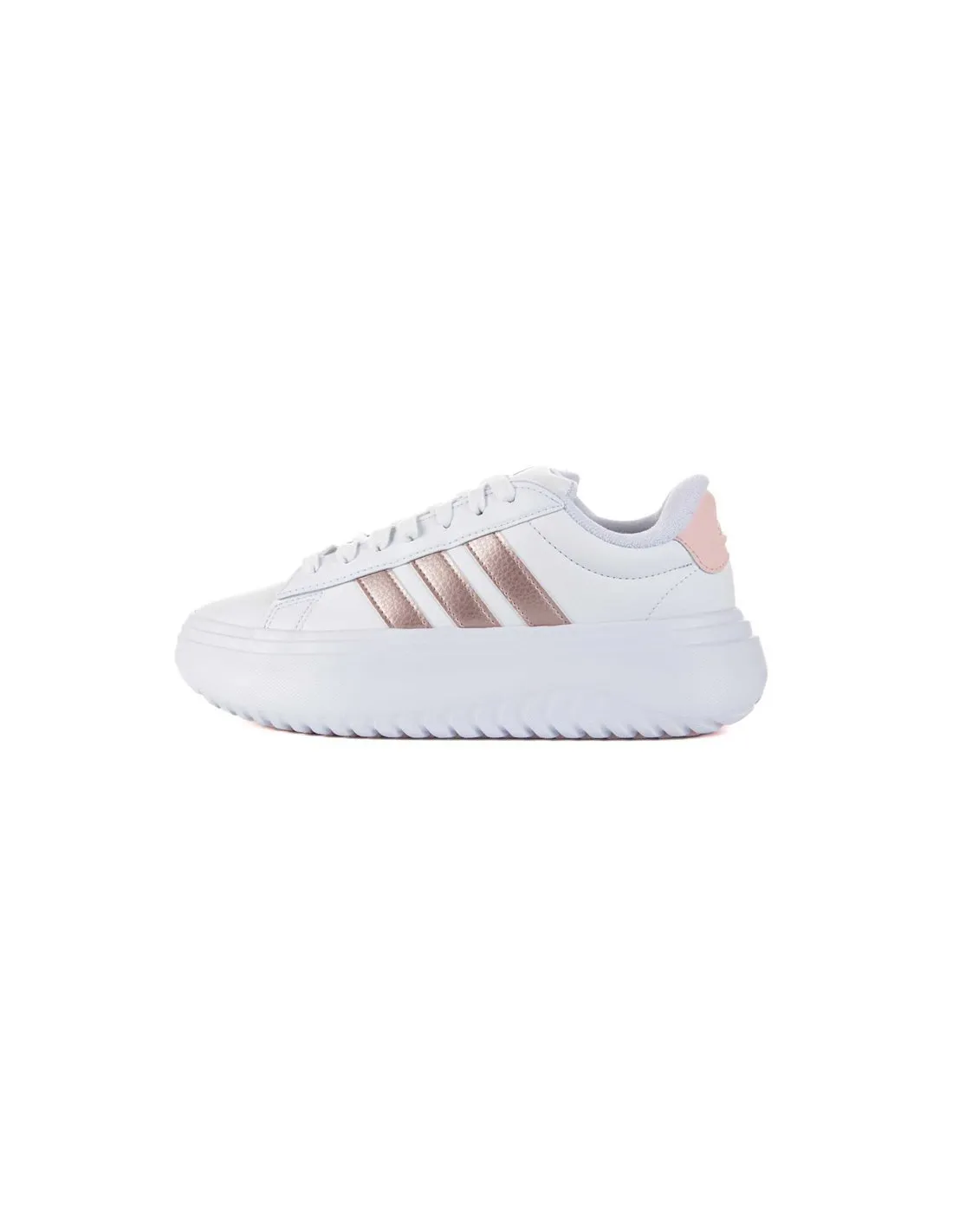 adidas Sportswear - Zapatillas blanco y rose gold Grand Court Platform IH2425 Mujer