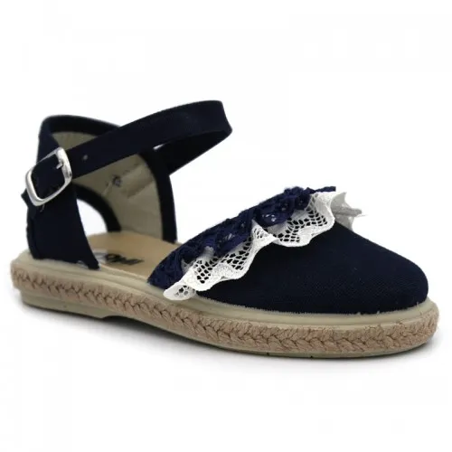 Alpargatas con puntilla HERMI 1001-PP