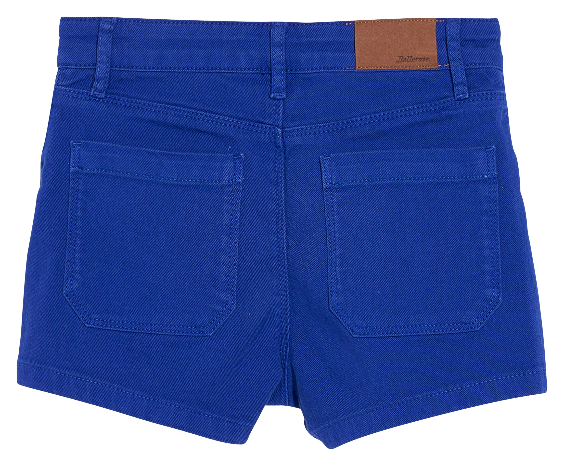 BELLEROSE PREPPY - Short recto de mezcla de algodón en azul
