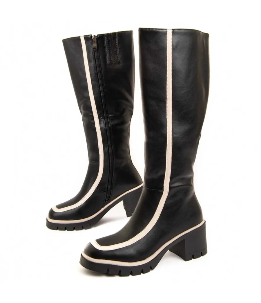 Bota De Tacón Para Mujer.  Montevita  Linne  96641