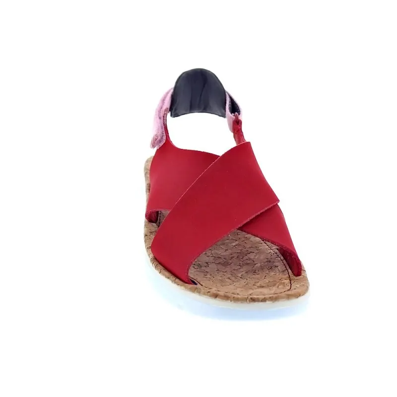 Camper Sandalias Mujer Oruga Rojo