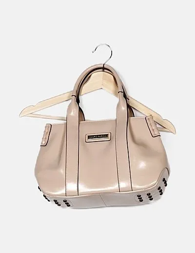 Charo García Bolso rosa palo encerado
