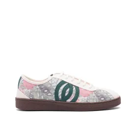 DIOGENES Zapatilla vegana flores blanco roto DIO006