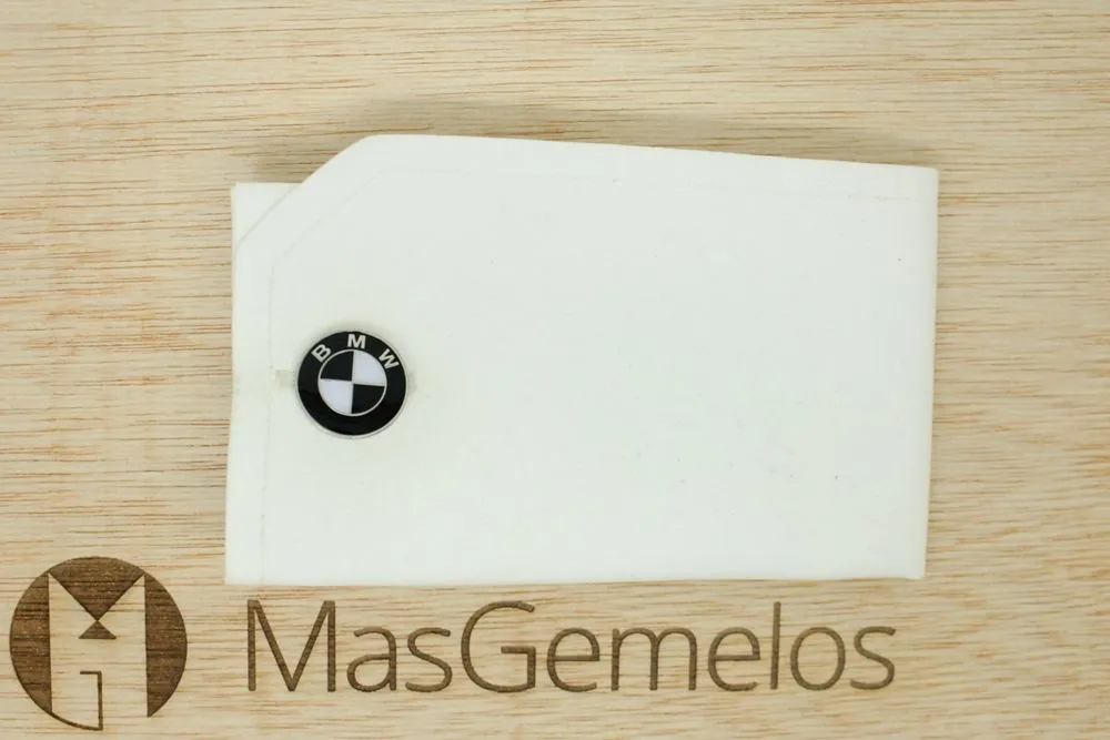 Gemelos para camisa logo BMW negro