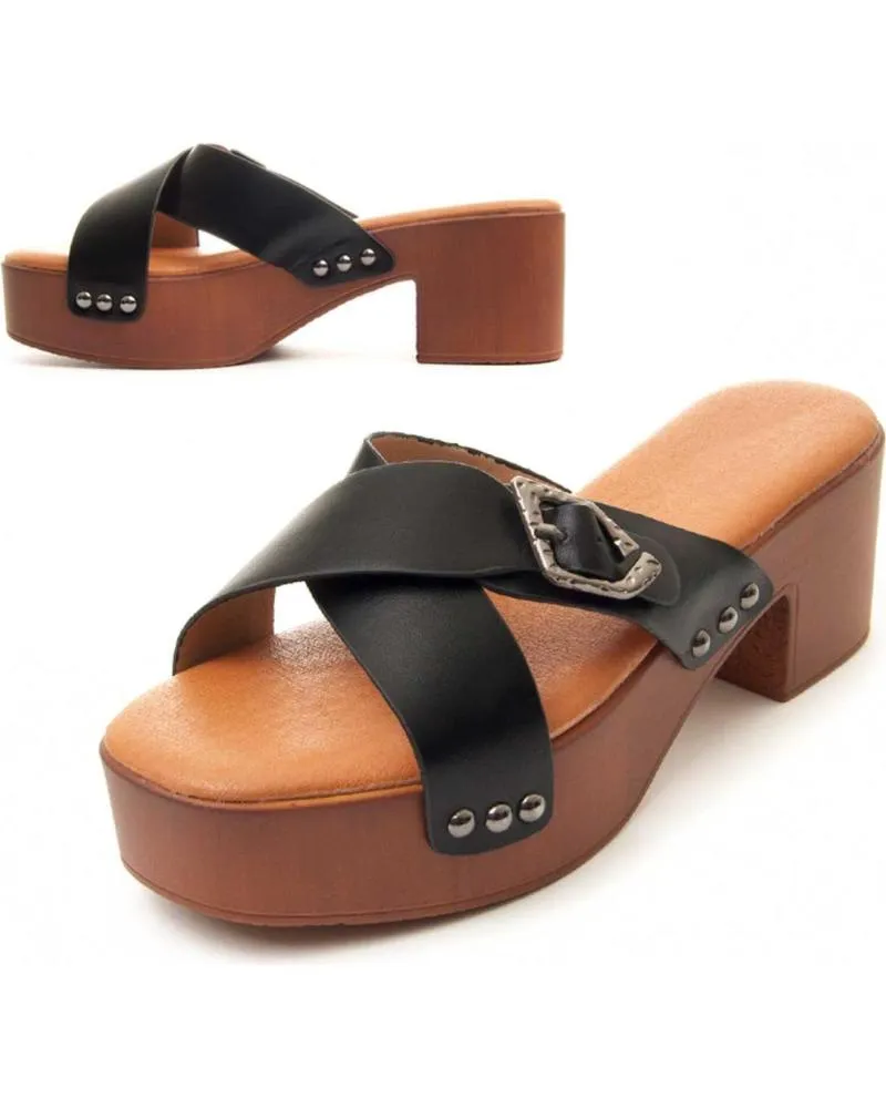 Sandalias de Mujer MONTEVITA CLOGSAND2 BLACK