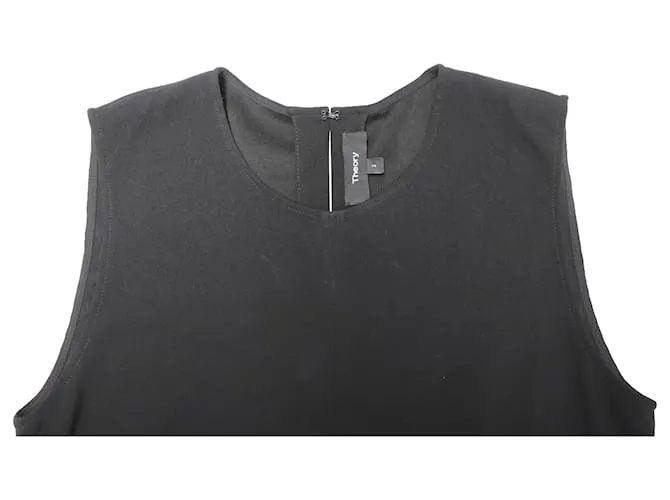 VESTIDO Shift Theory en Triacetato Negro 